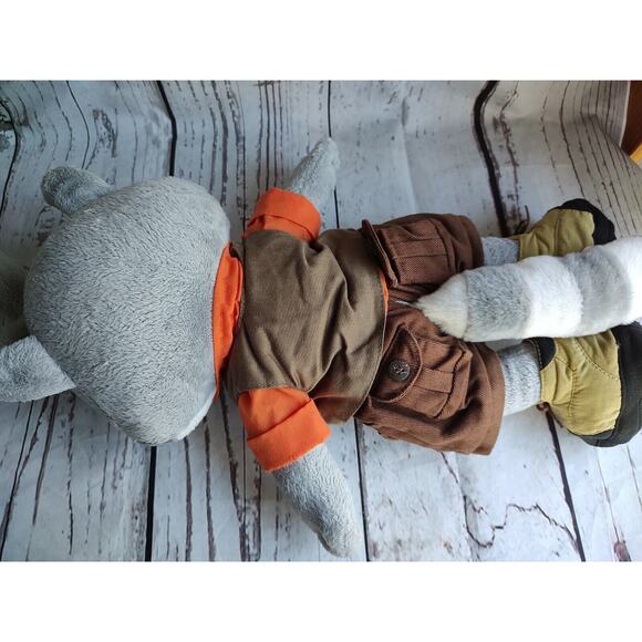 Great Wolf Lodge Wiley The Wolf And Oliver Raccoon Stuffed Animal Plush Dolls - Picture 10 of 15